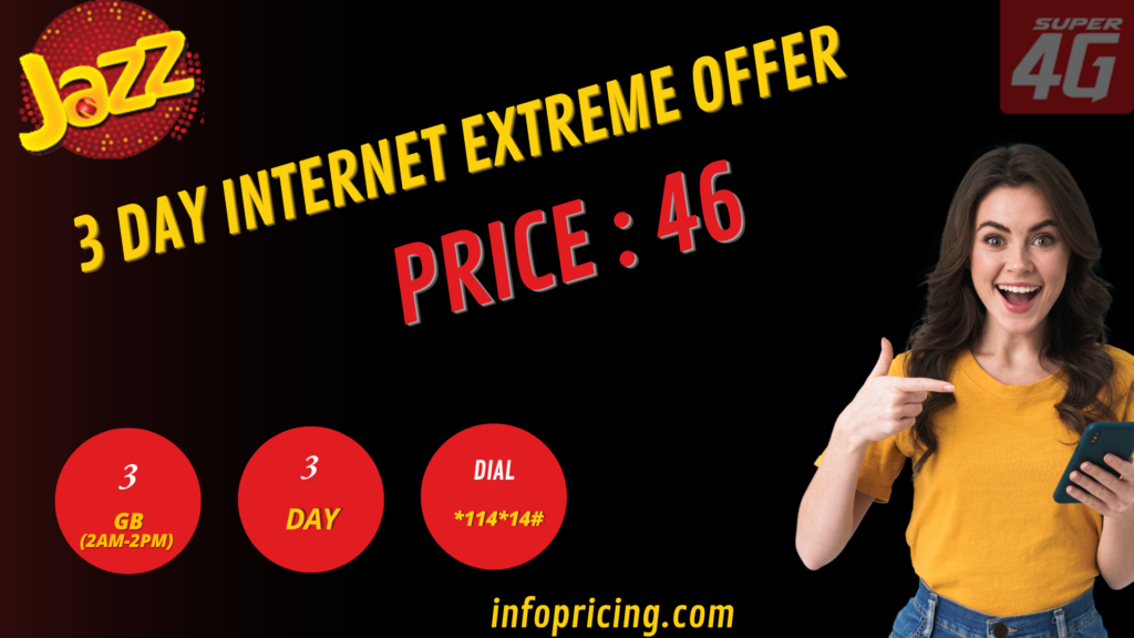 Jazz 3 Day Internet Extreme Offer