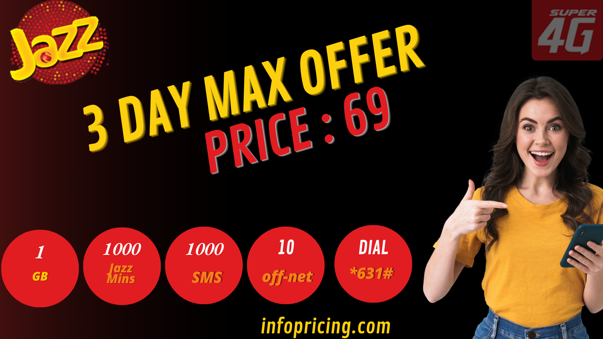 Jazz 3 Day Max Offer