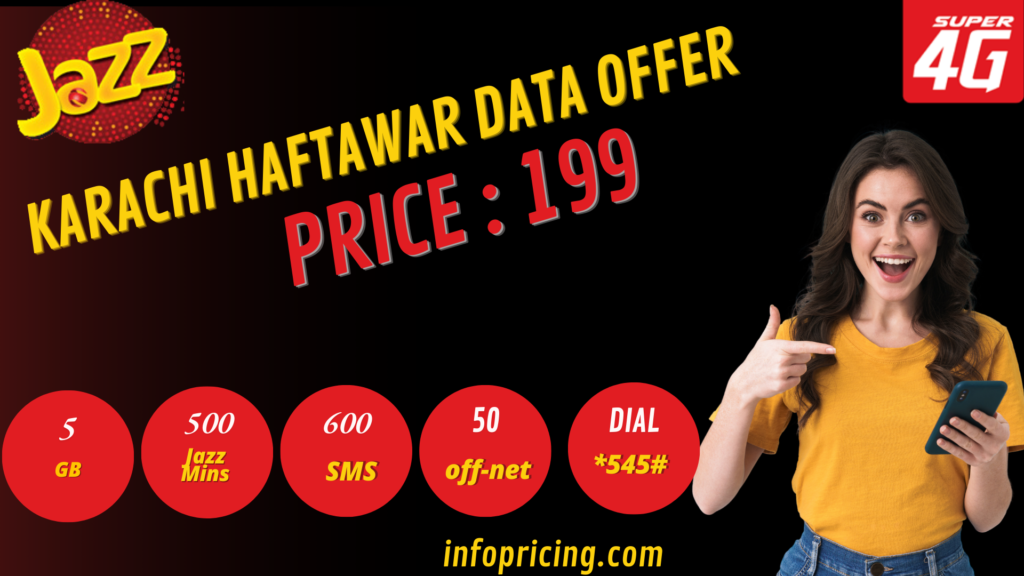 Jazz Karachi Haftawar Data Offer