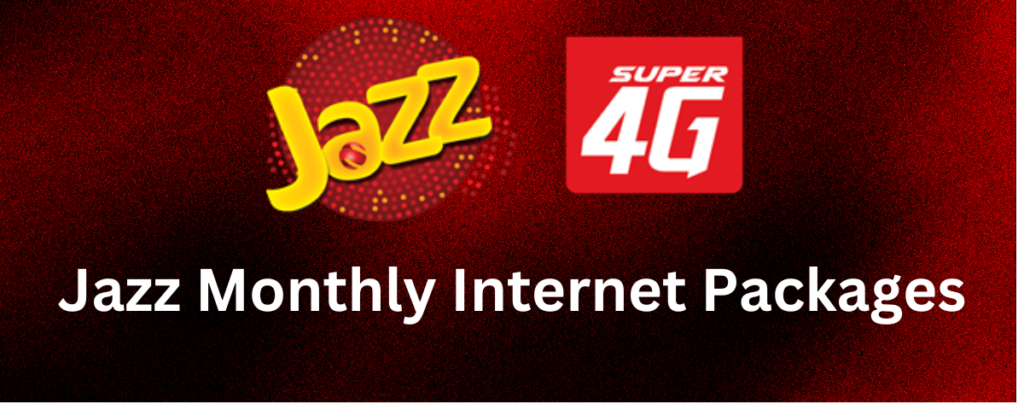 Jazz Monthly Internet Packages