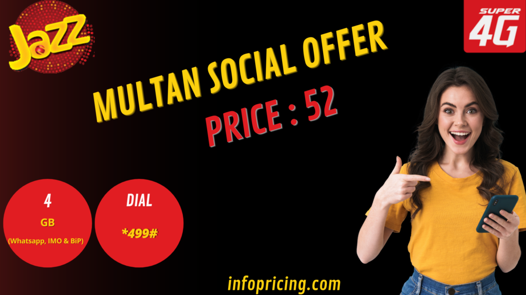 Jazz Multan Social Offer