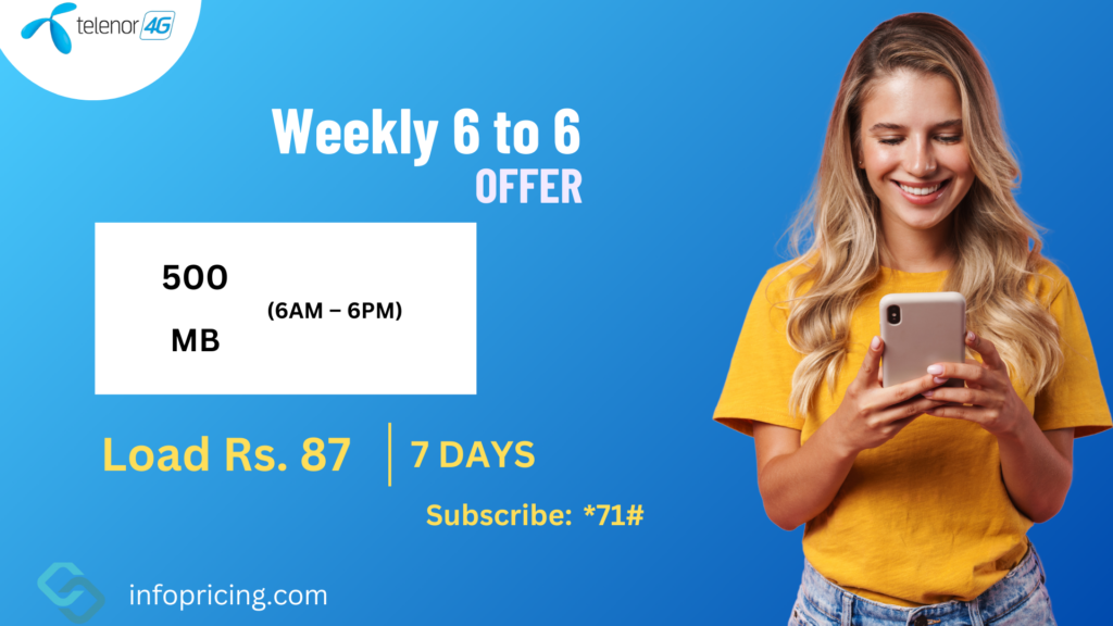 Weekly 6 to 6 Package