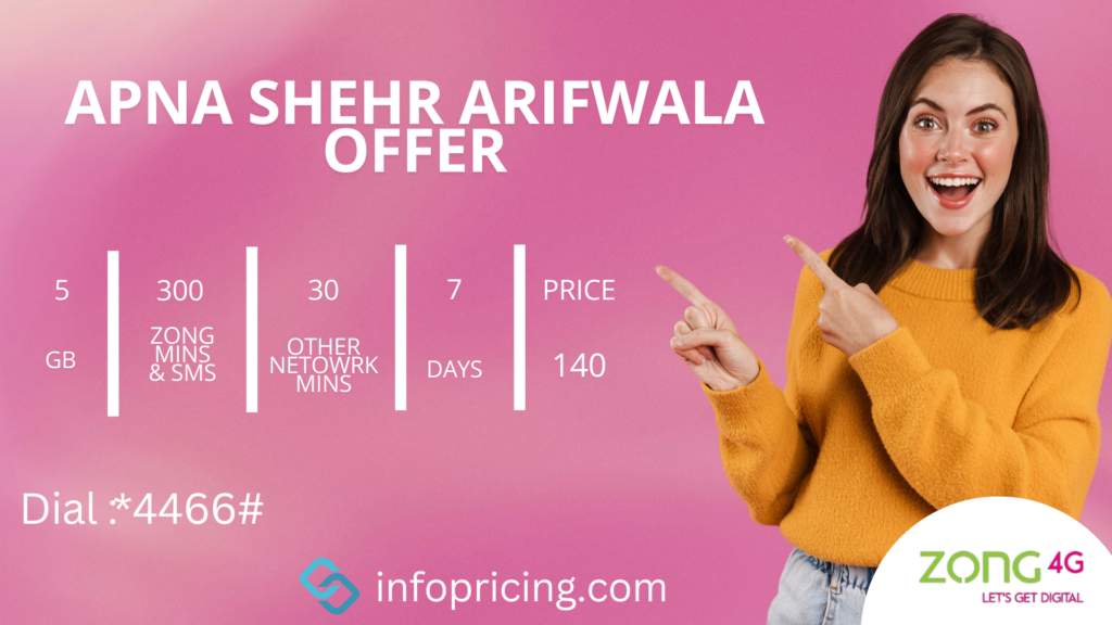 Zong Apna Shehr Arifwala Offer