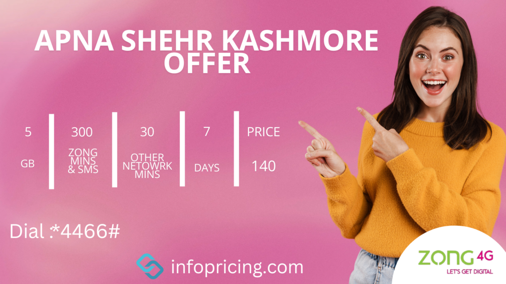 Zong Apna Shehr Kashmore Offer