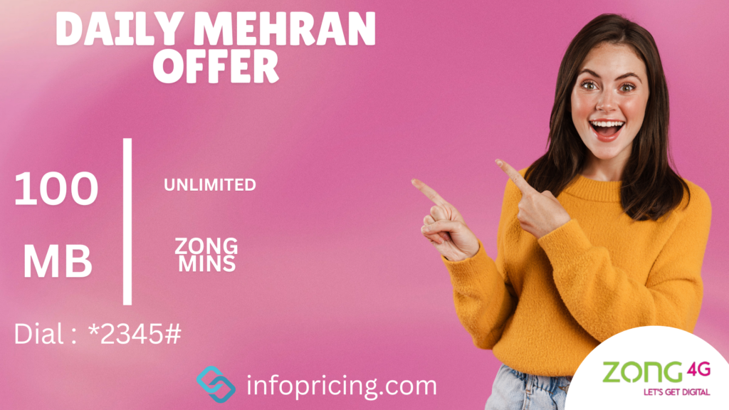 Zong Daily Mehran Offer