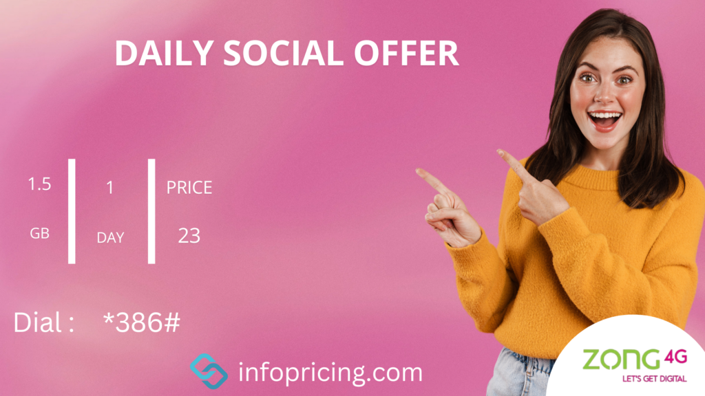 Zong Daily Social Offer