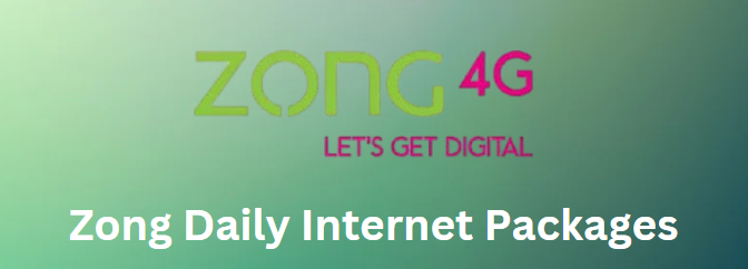 Zong Daily Internet Packages