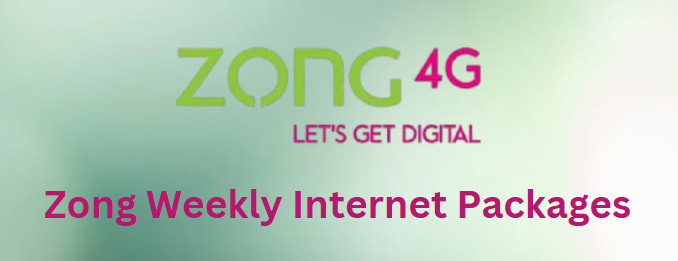 Zong Weekly Internet Packages