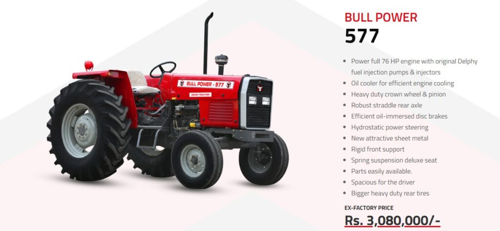 Bull Power-577 (76 HP) Price In Pakistan 2025