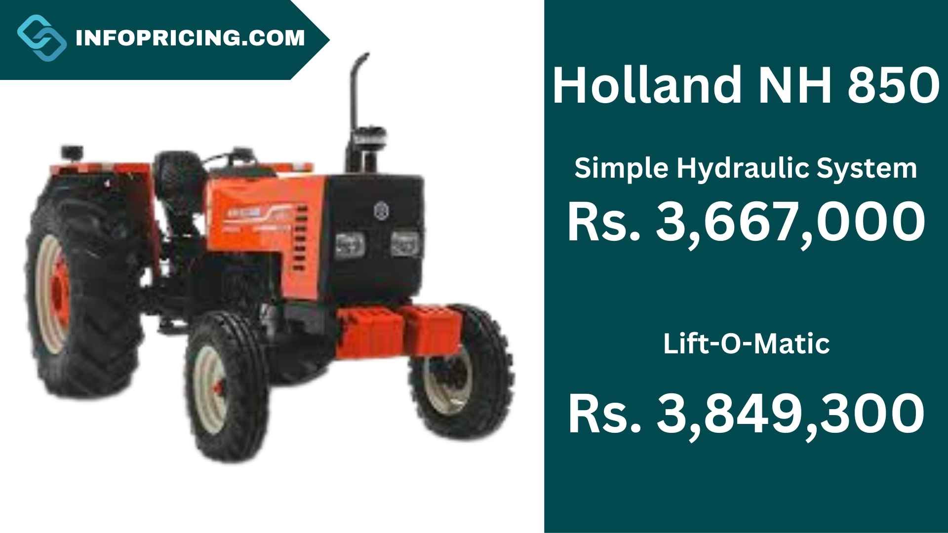 Holland NH 850 tractors Price